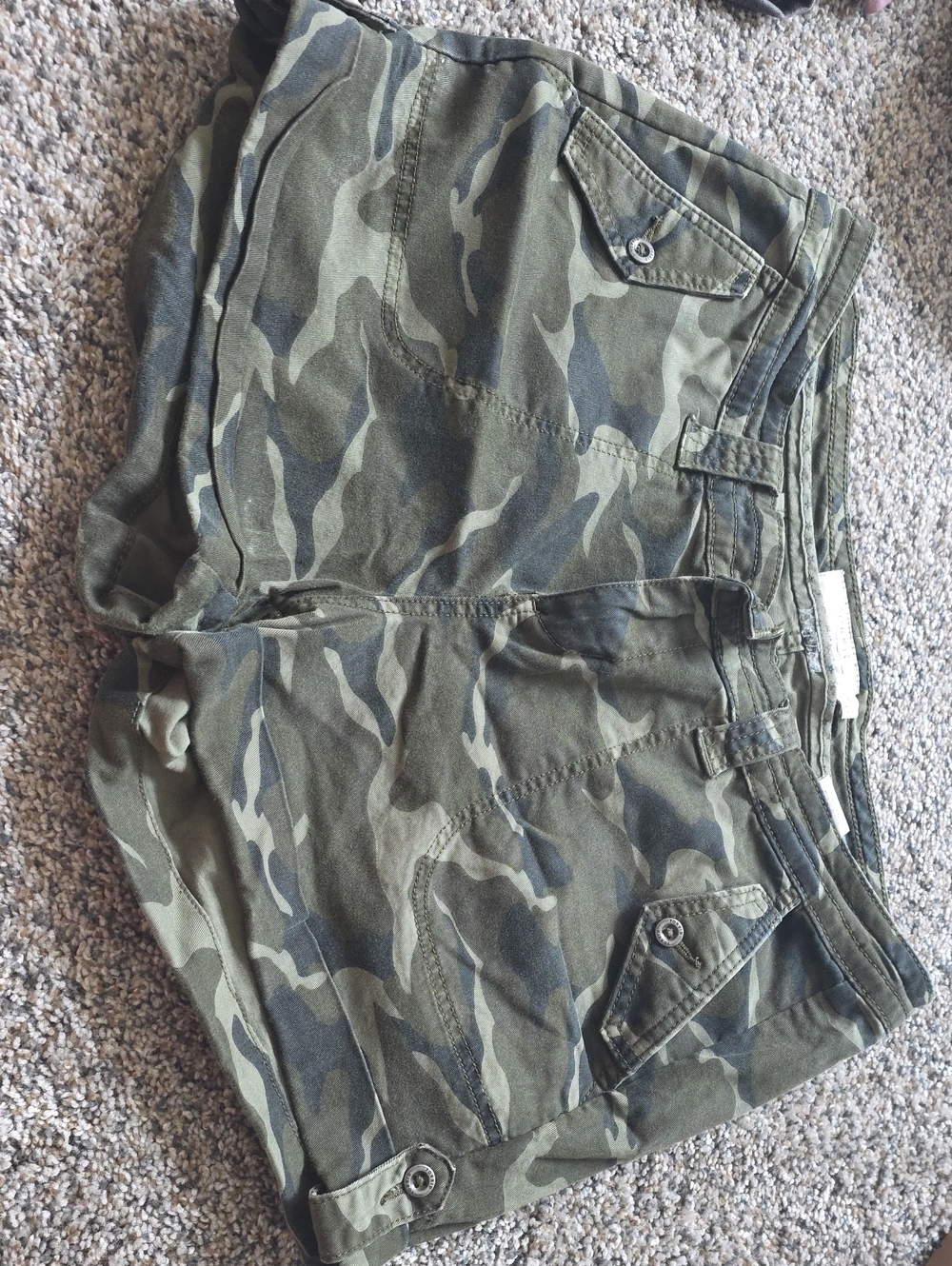 torrid Olive Camo Shorts
